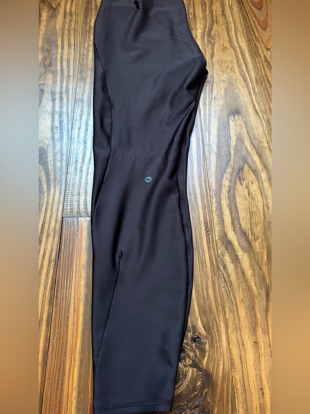 Avia dark brown Athletic Leggings with White Logo